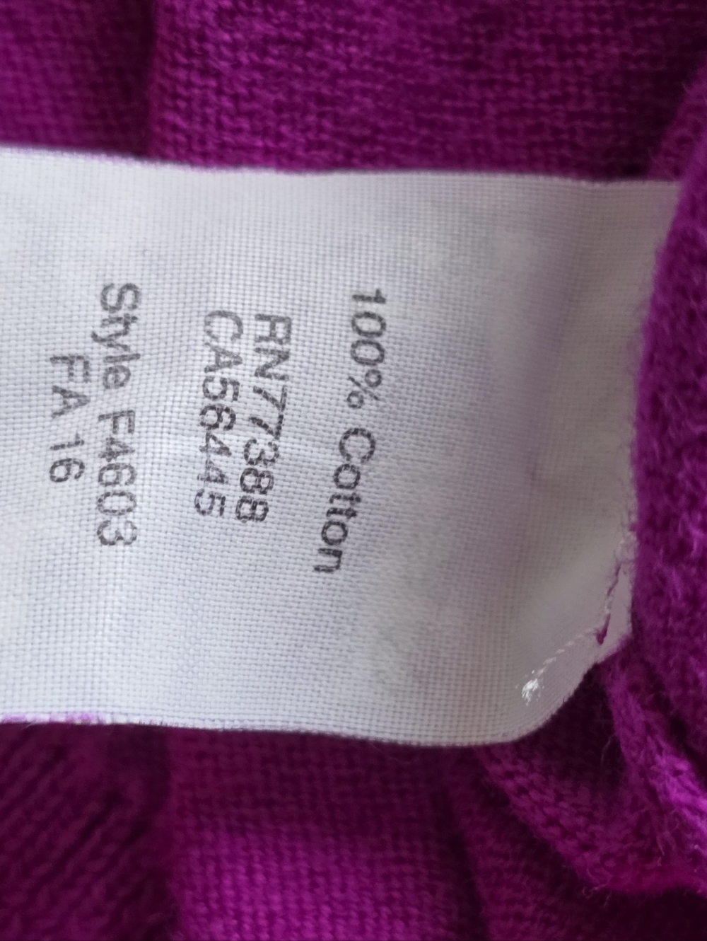 J.Crew Purple Knit 100% Cotton Tank Sizs Small - Picture 8 of 8